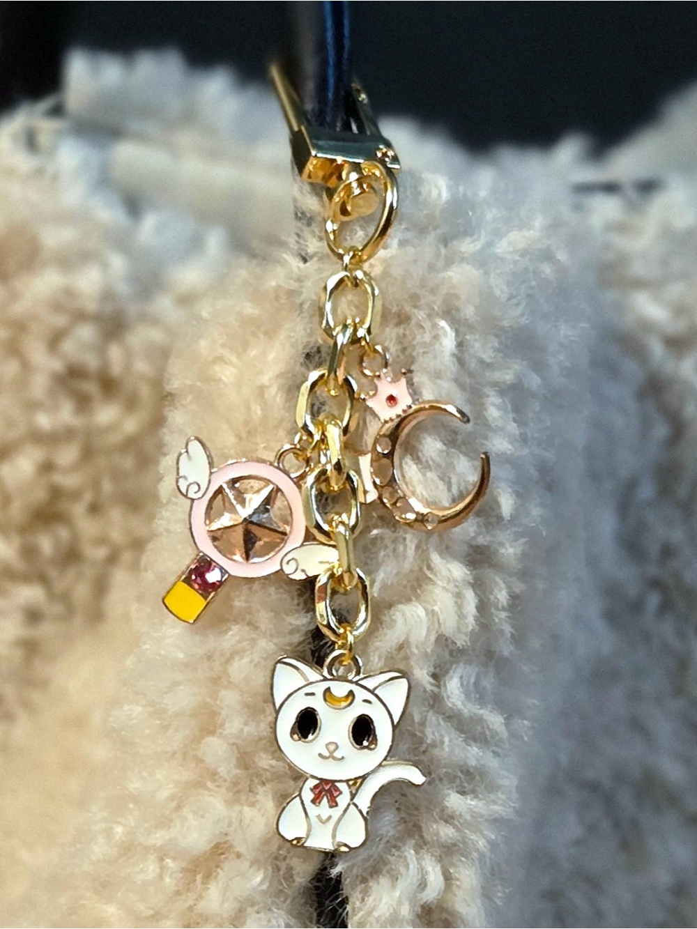 anime inspired charm pendant keychain | bag charm | purse chain | geo link